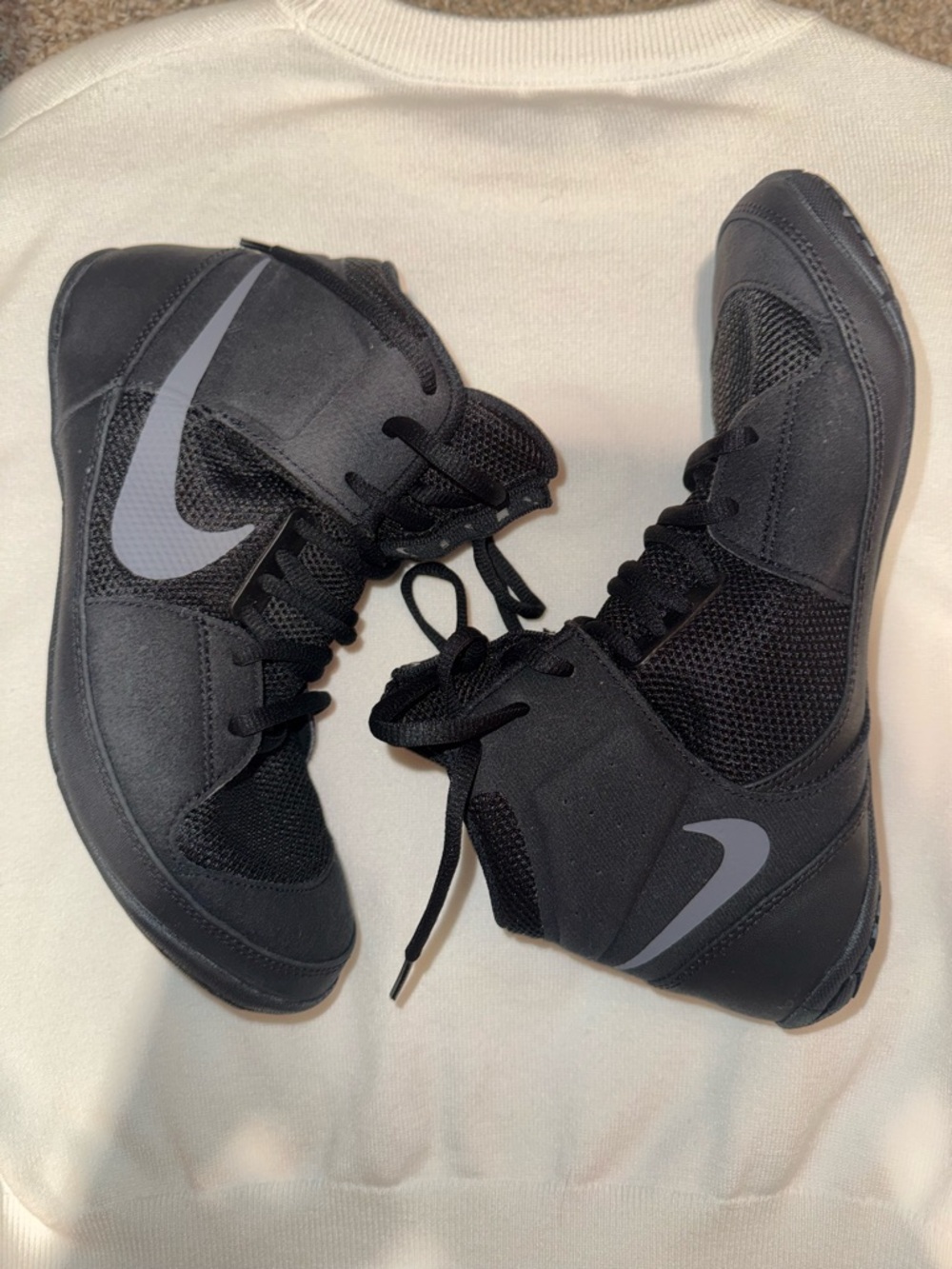 Nike Black Wrestling Shoes